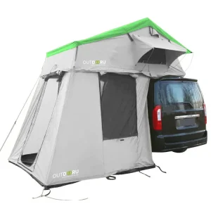 OutdoorU Family Plus 4 Pers Dachzelt inkl. Vorzelt - Ivy Green Preisknaller