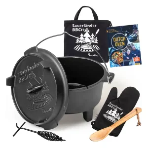Neu Im Sortiment Skandika Sauerländer BBCrew Dutch Oven Satz - 8 Liter