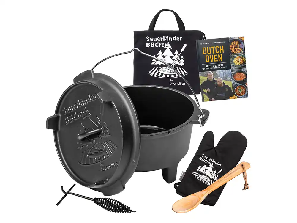 Top-Angebot Skandika Sauerländer BBCrew Dutch Oven Satz - 10,25 Liter
