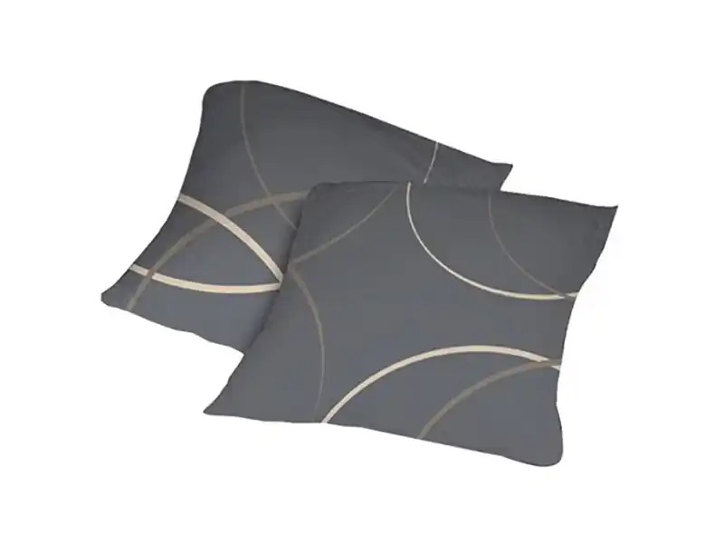 ViaMondo Ellipse-Kissenbezüge - 2er-Set Neue Kollektion