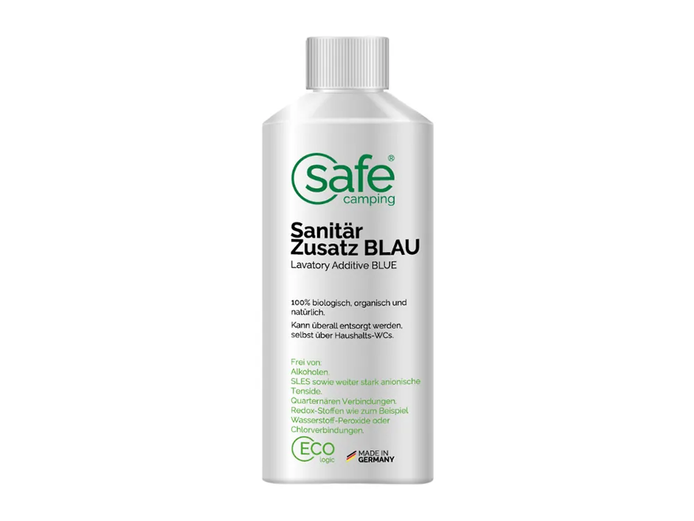 Must-Have SAFE CAMPING Sanitär-Zusatz BLUE - 500mL