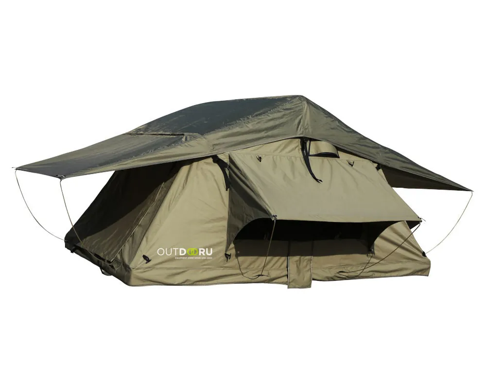 Saisonangebot OutdoorU Expedition 5 Pers Dachzelt inkl. Leiter& Cover - Grün
