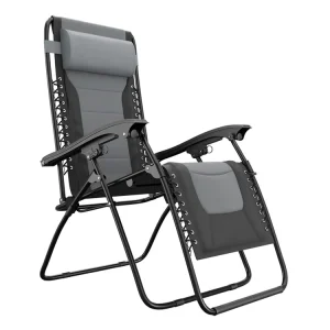 LifeGoods Comfort Relaxstuhl - Black/Grey Nur Für Kurze Zeit