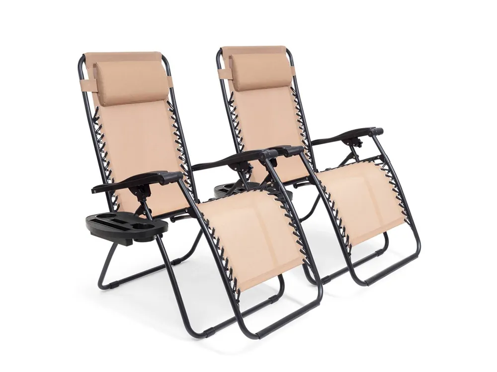 Direkt Vom Hersteller LifeGoods 2er-Set Relaxstühle - Beige