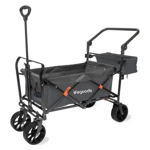 Preis Gesenkt Lifegoods 90l bollerwagen - grey