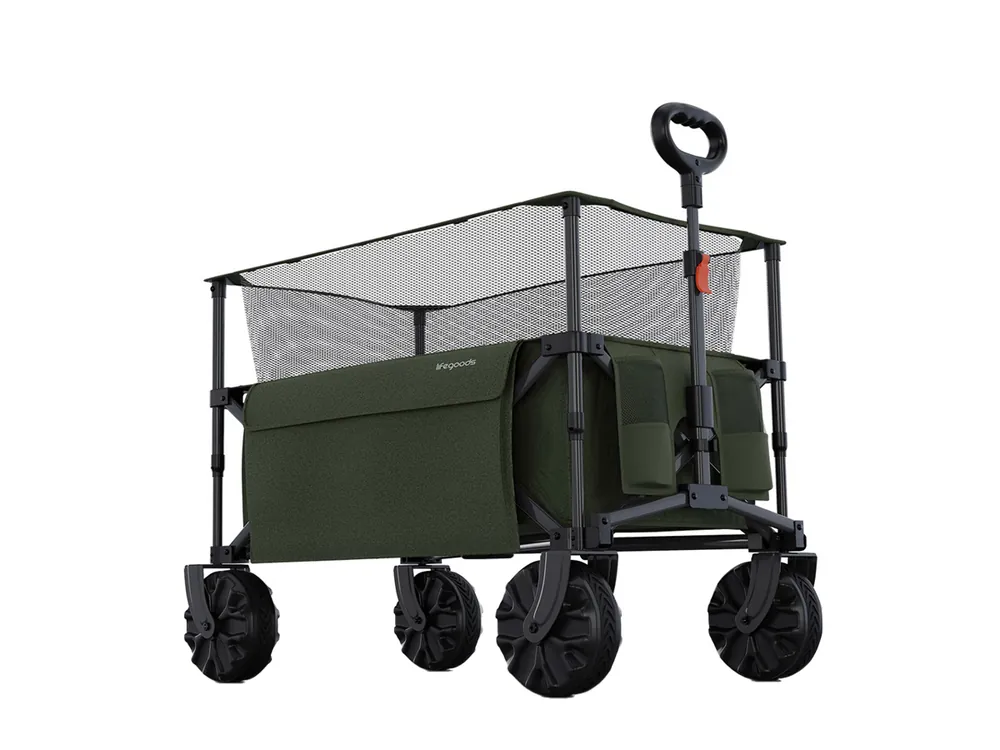 Garantierte Lieferung LifeGoods 230L bollerwagen - Green