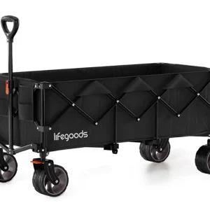 Beliebt LifeGoods XXL 300L bollerwagen - Black