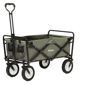 LifeGoods 70KG bollerwagen 94L - Green Neue Ware