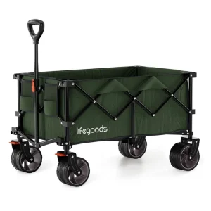 Ausverkauf LifeGoods XL 200L bollerwagen - Green