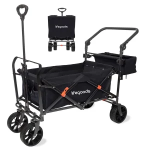 Preisknaller Lifegoods 90l bollerwagen - black