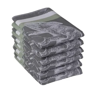 Preisknaller DoubleDry Jungle 50 x 70 cm 6er-Set Geschirrtüchern - Grey