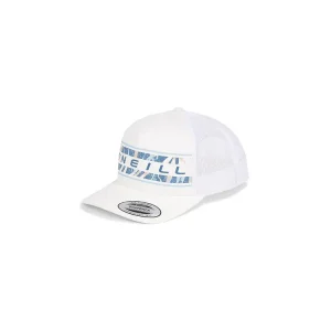 O'Neill Flower Trucker Herrenkappe - Snow White Zertifiziert
