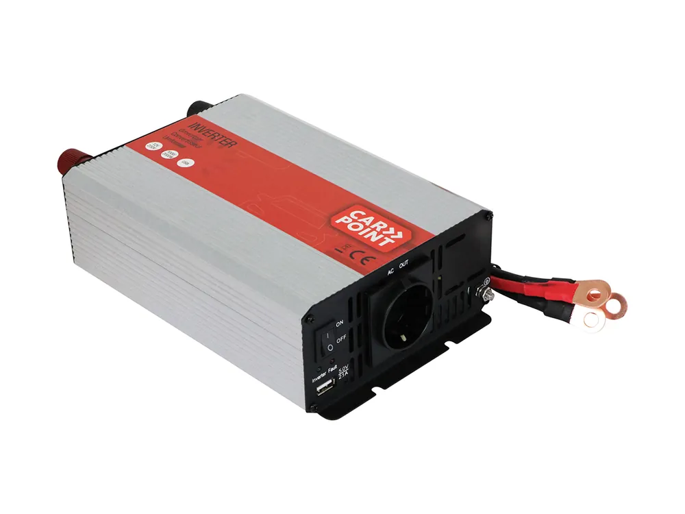 Aktuell Carpoint 1000 Watt Inverter mit Batteriekabel