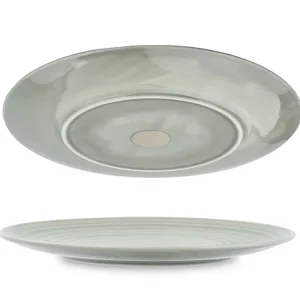 Bestseller Silwy Set von 2 ⌀23 cm Magnet-Porzellanteller - Ash