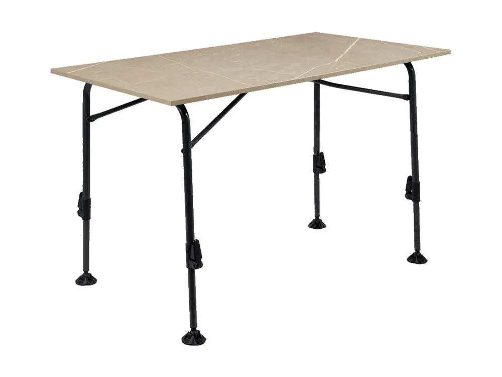 Ausverkauf Travellife Mirano exteriolit 100 x 68 cm Tisch - Taupe Marble