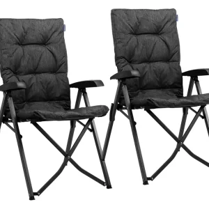 TRVLMORE 2er-Set Faltstühle mit Tragetasche - Black Begrenztes Angebot