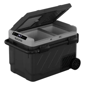 Auronic 49 Liter Dual Zone Kompressor Kühlbox - Grey Markenprodukt
