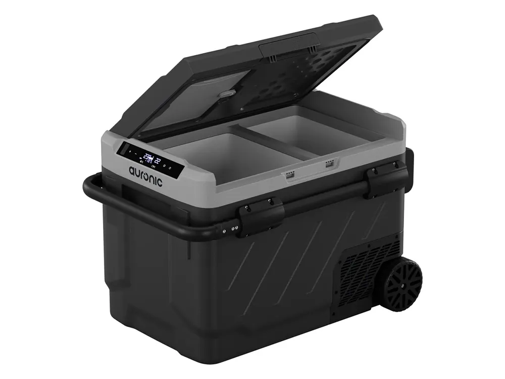 Auronic 49 Liter Dual Zone Kompressor Kühlbox - Grey Markenprodukt