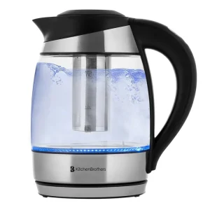 KitchenBrothers Wasserkocher 1.8L Mit Teefilter - Glass Sofort Bestellen