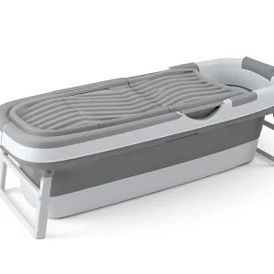 FlinQ Faltbare Badewanne - Grey/White Super-Preis