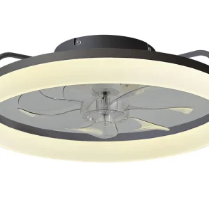 Kracherpreis FlinQ AeroGlow Smart Deckenventilator mit Beleuchtung - Black