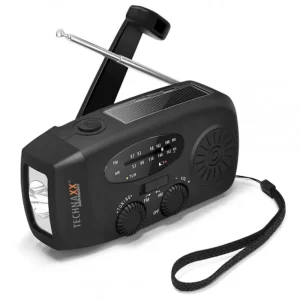 Preiswert Technaxx TX-238 selbstaufladendes Notradio mit Kurbel
