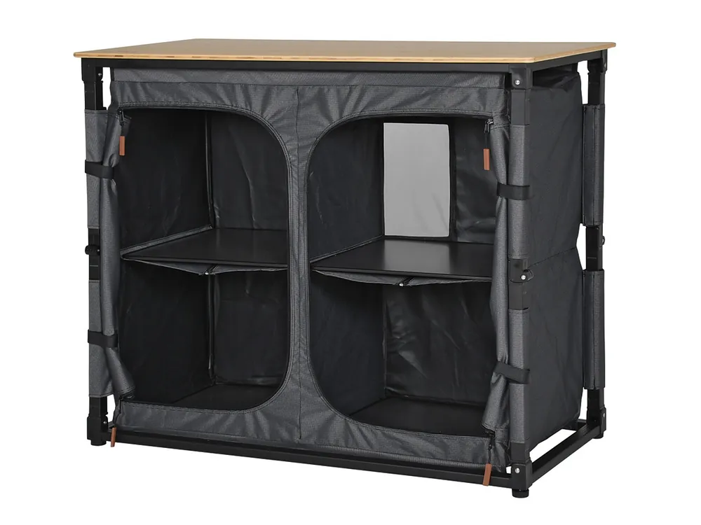 Obelink Ravenna Bamboo Quick Campingschrank - Black Billig