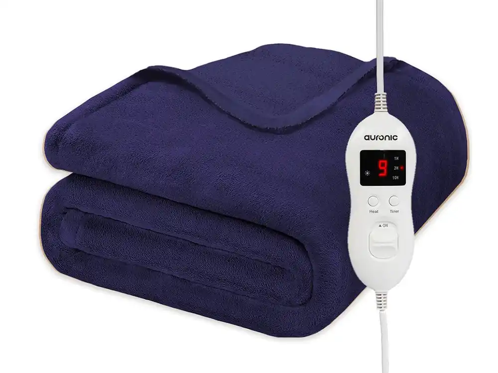 Rabatt Auronic 1-Personen Elektrische Decke - Blue