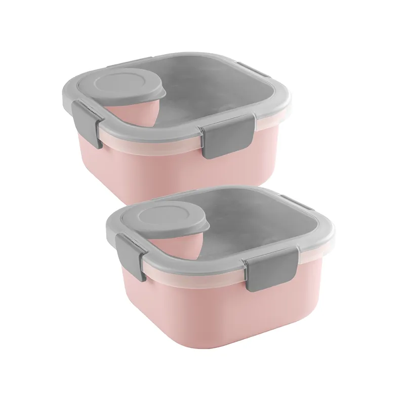 Versand Am Gleichen Tag Sunware sigma Home Food 2er-Set Lunchbox - rosa