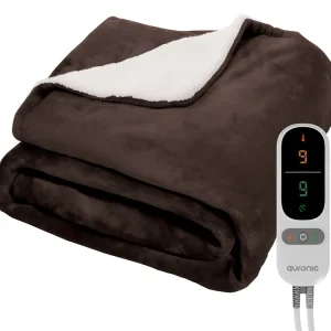 Auronic 180 x 130 cm Elektrische Decke - Brown Begrenztes Angebot