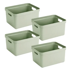 Beliebt Sunware Sigma home 32 Liter Green Aufbewahrungsbox - Set von 4
