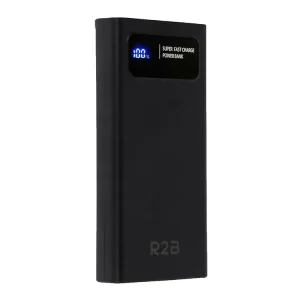 R2B 30.000 mAh Schnellladegerät Powerbank mit LED-Anzeige Direktkauf