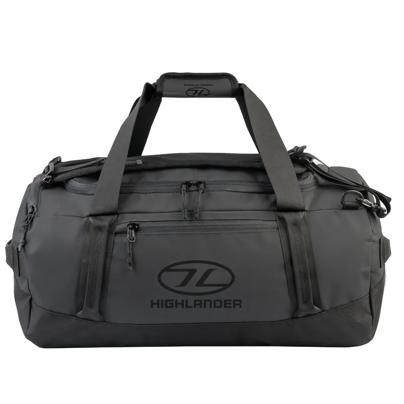 Zertifiziert Highlander hauler 45 sporttasche - schwarz