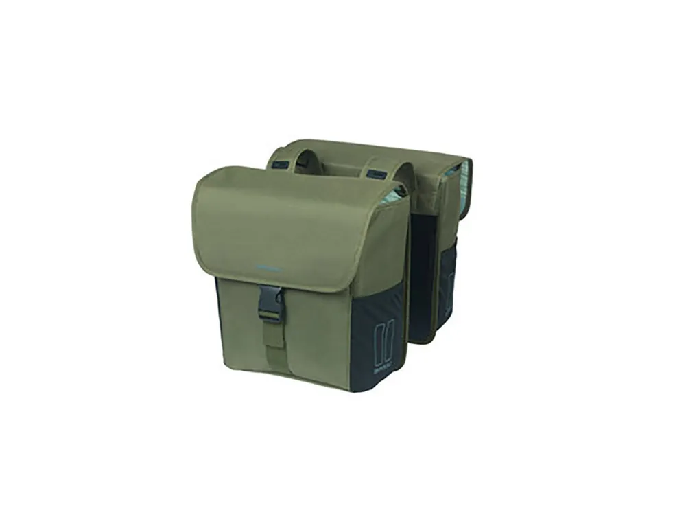 Basil GO 32 Liter doppelte Fahrradtasche - Dark Green Letzte Chance