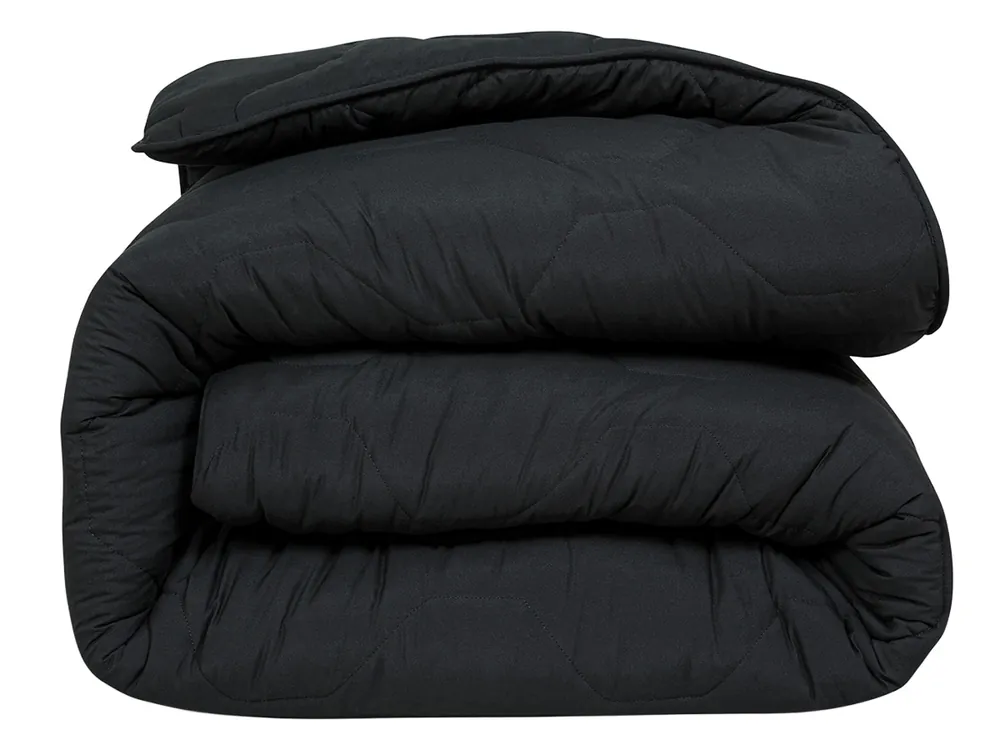 Expressversand DoubleDry Schwarz Bettdecke - 240 x 220 cm