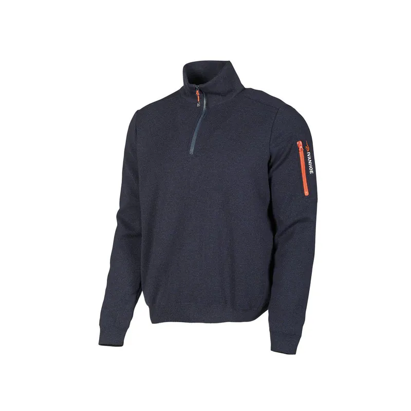 Ivanhoe hadar half zip windbreaker weste - blau Aktuell