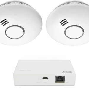 Markenware Alecto SMART-SMOKE10 Set mit 2 Rauchmeldern