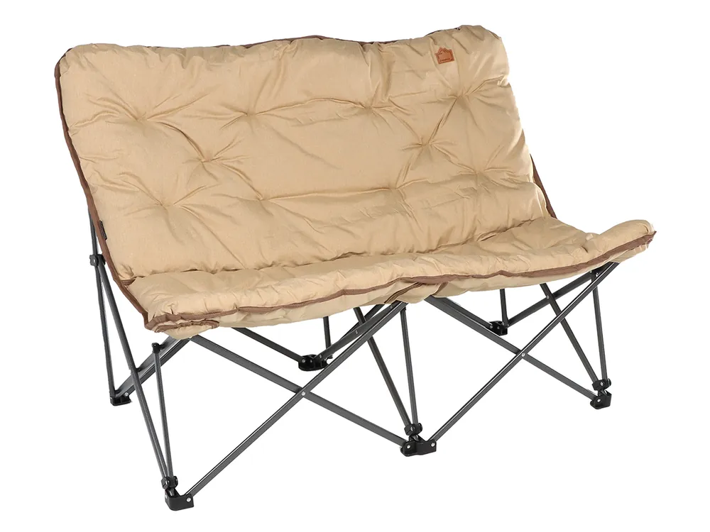KingCamp Lindon Doppel-Faltstuhl - Beige Expressversand