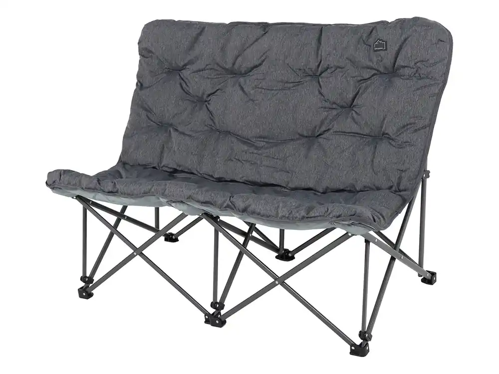 Bestpreis KingCamp Lindon Doppel-Faltstuhl - Grey