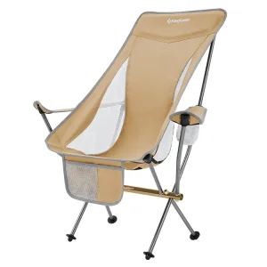 KingCamp Cataby Deluxe Faltstuhl - Beige Top-Seller