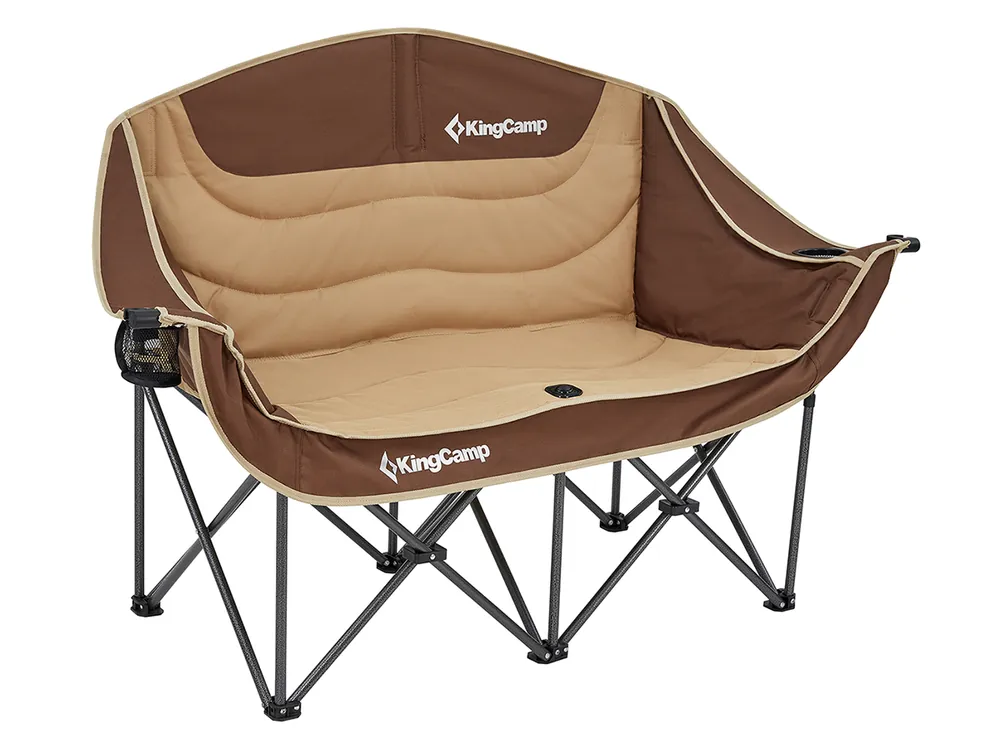 Sale KingCamp Duo Deluxe Faltsofa - Brown