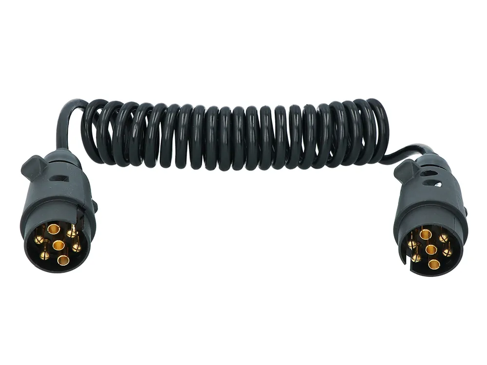 Super-Preis Carpoint 7-Poliges Spiral Verlängerungskabel - 3 Meter
