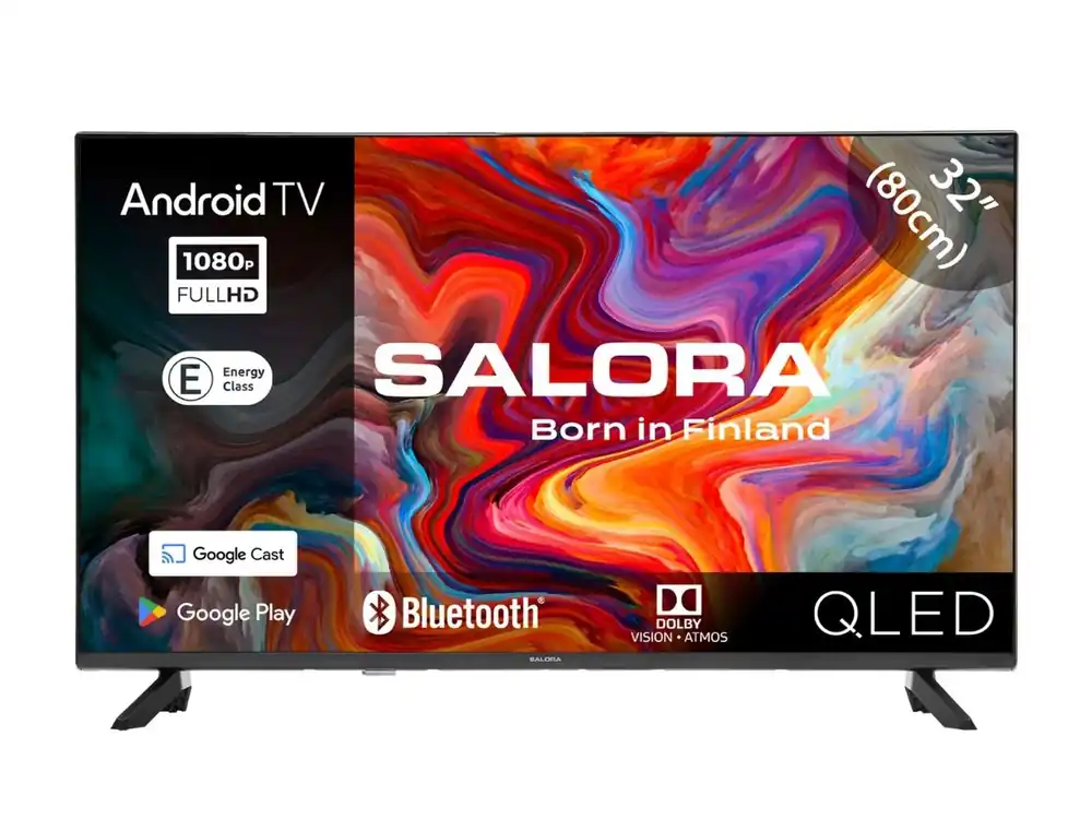 Salora QLED32TV Smart-TV mit Android Finale Aktion