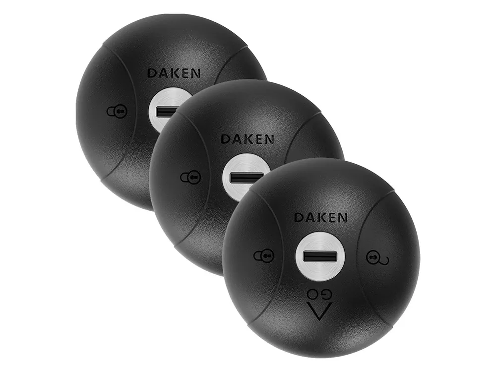 Daken Saturn GO 3-Pack Van-Schloss - Black Meistverkauft