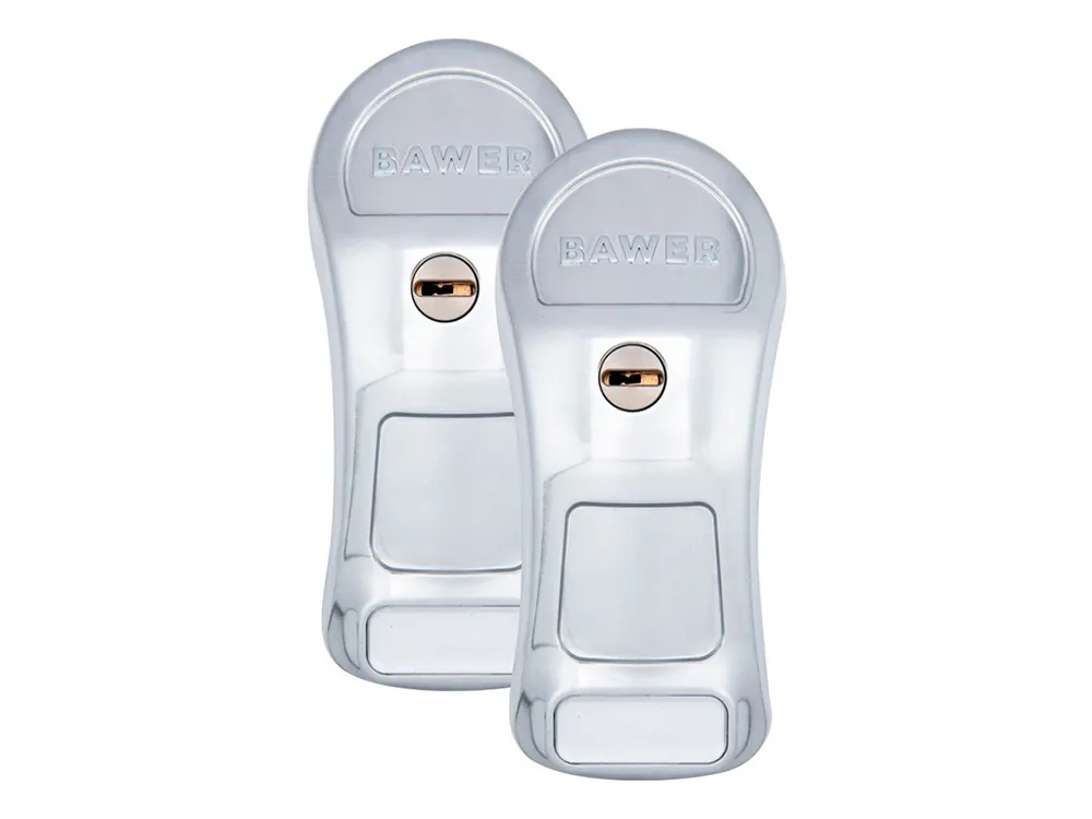 BAWER Armo 2-pack Lieferwagen-Schloss - Chrome Nur Heute