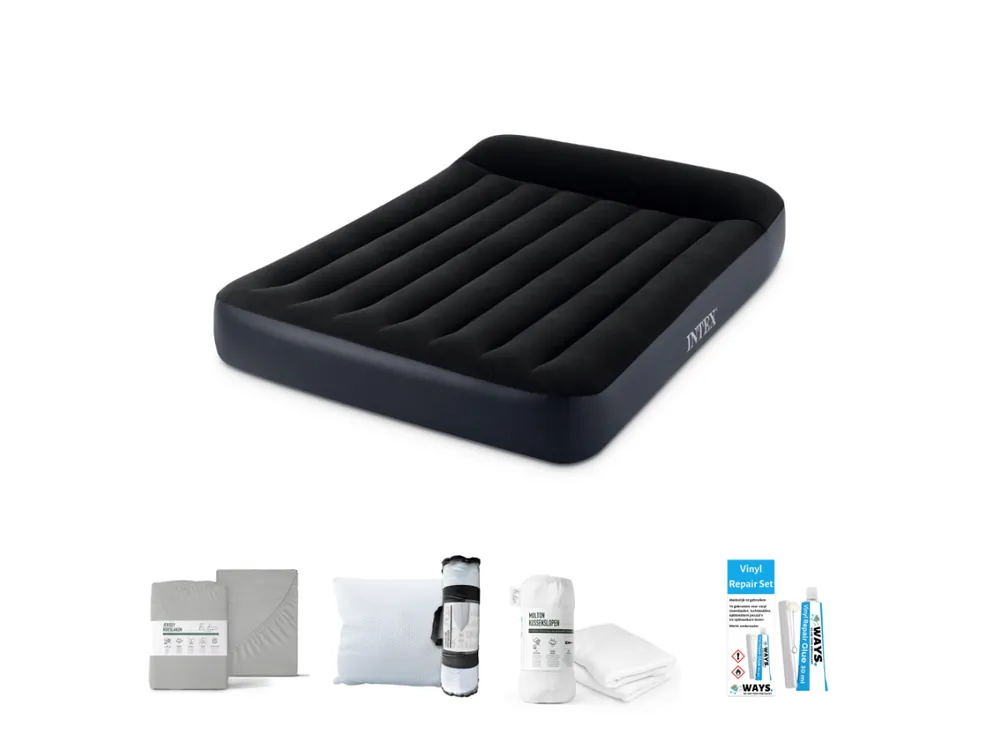 Zertifiziert Intex Classic 191 x 137 cm Luftmatratzen-Set - 5-teilig