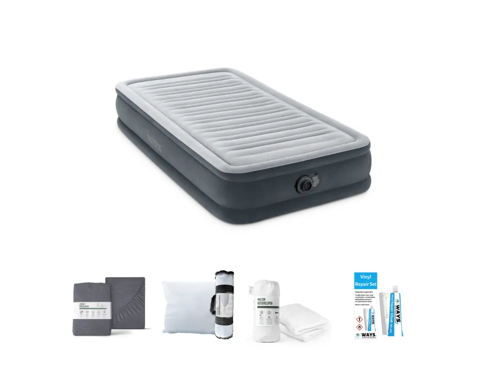 Intex Comfort Plush 191 x 99 cm Luftmatratzen-Set - 5-teilig Begrenztes Angebot