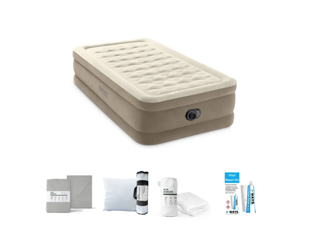 Intex Ultra Plush 191 x 99 cm Luftmatratzen-Set - 5-teilig Günstig