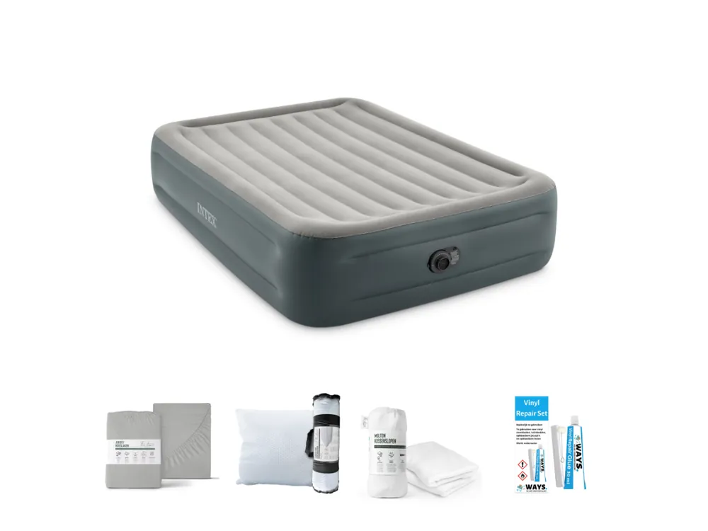 Intex Essential Rest 203 x 152 cm Luftmatratzen-Set - 5-teilig Online Kaufen