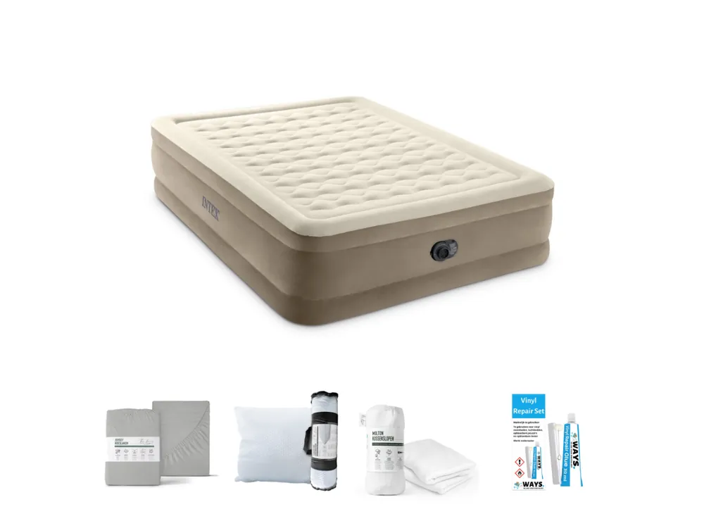 Intex Ultra Plush 203 x 152 cm Luftmatratzen-Set - 5-teilig Aktuell